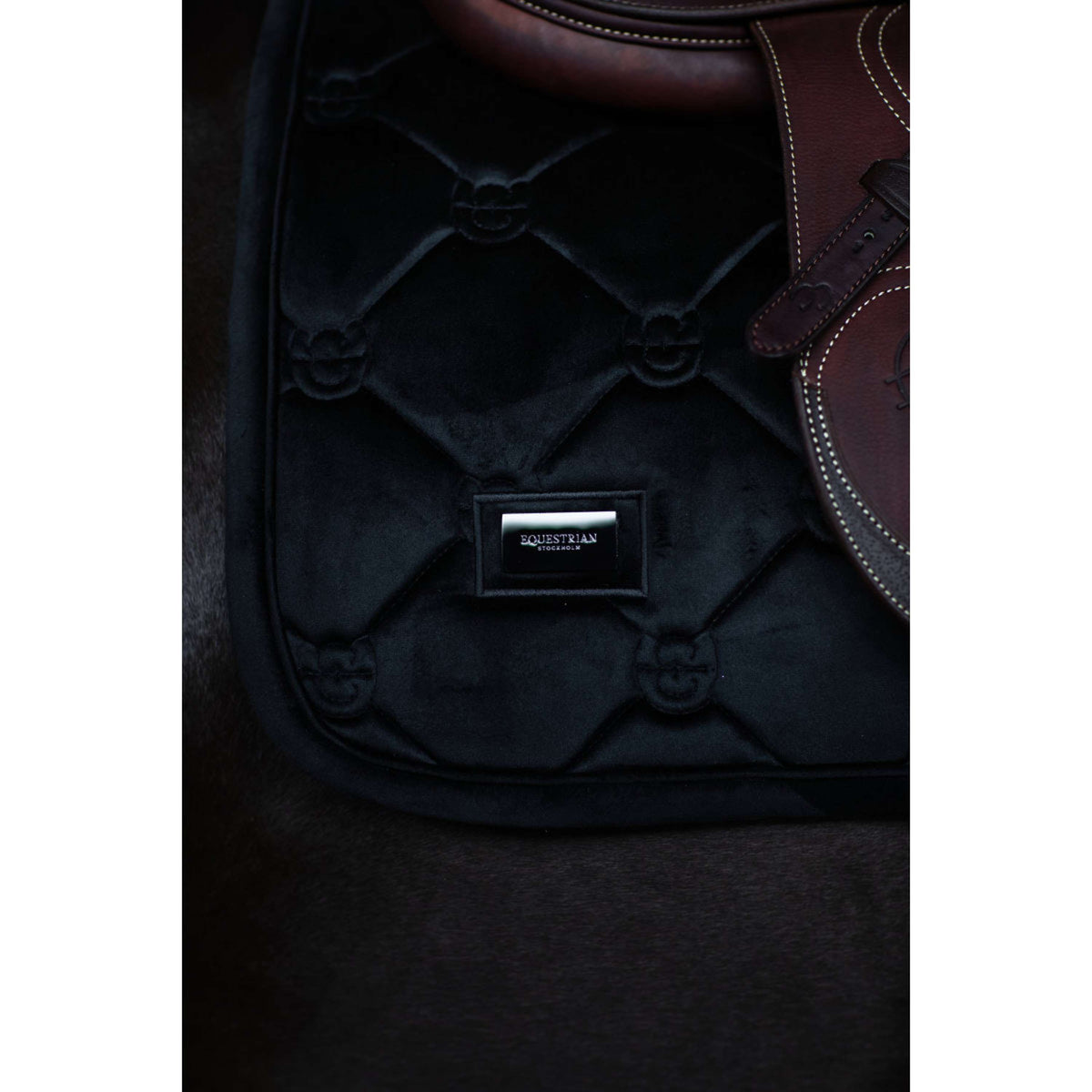 Equestrian Stockholm Schabracke Velvet Springen Schwarz