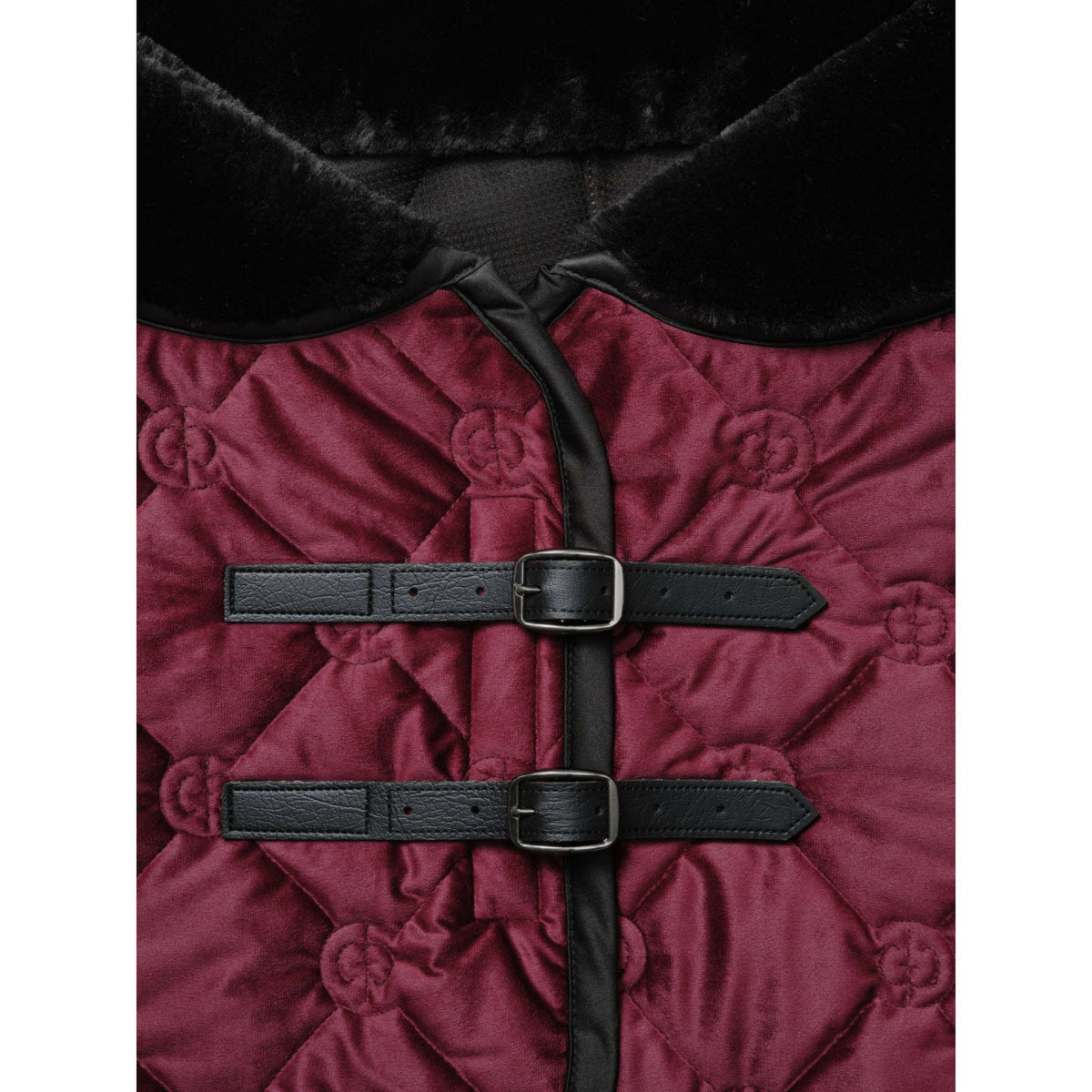 Equestrian Stockholm Fleecedecke Velvet Merlot