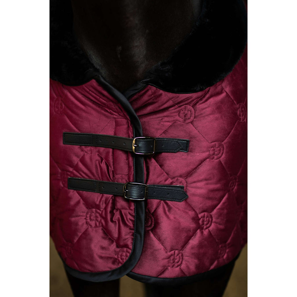 Equestrian Stockholm Fleecedecke Velvet Merlot