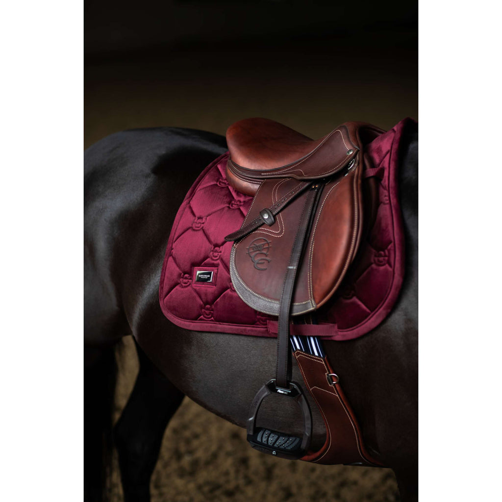 Equestrian Stockholm Schabracke Velvet Springen Merlot