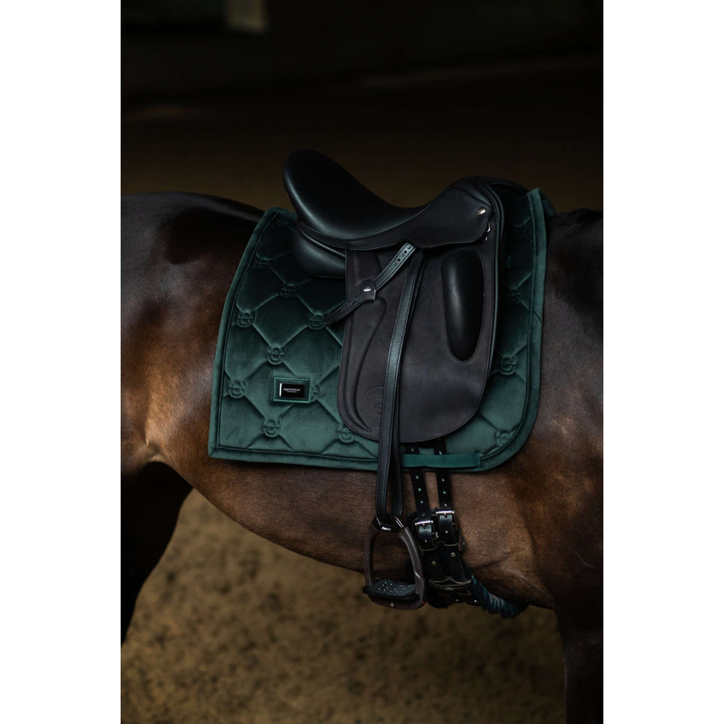 Equestrian Stockholm Schabracke Velvet Dressur Sycamore Green