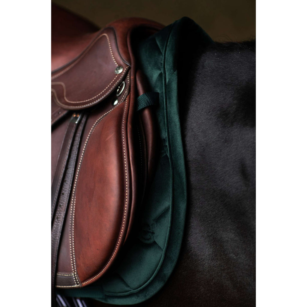 Equestrian Stockholm Schabracke Velvet Springen Sycamore Green