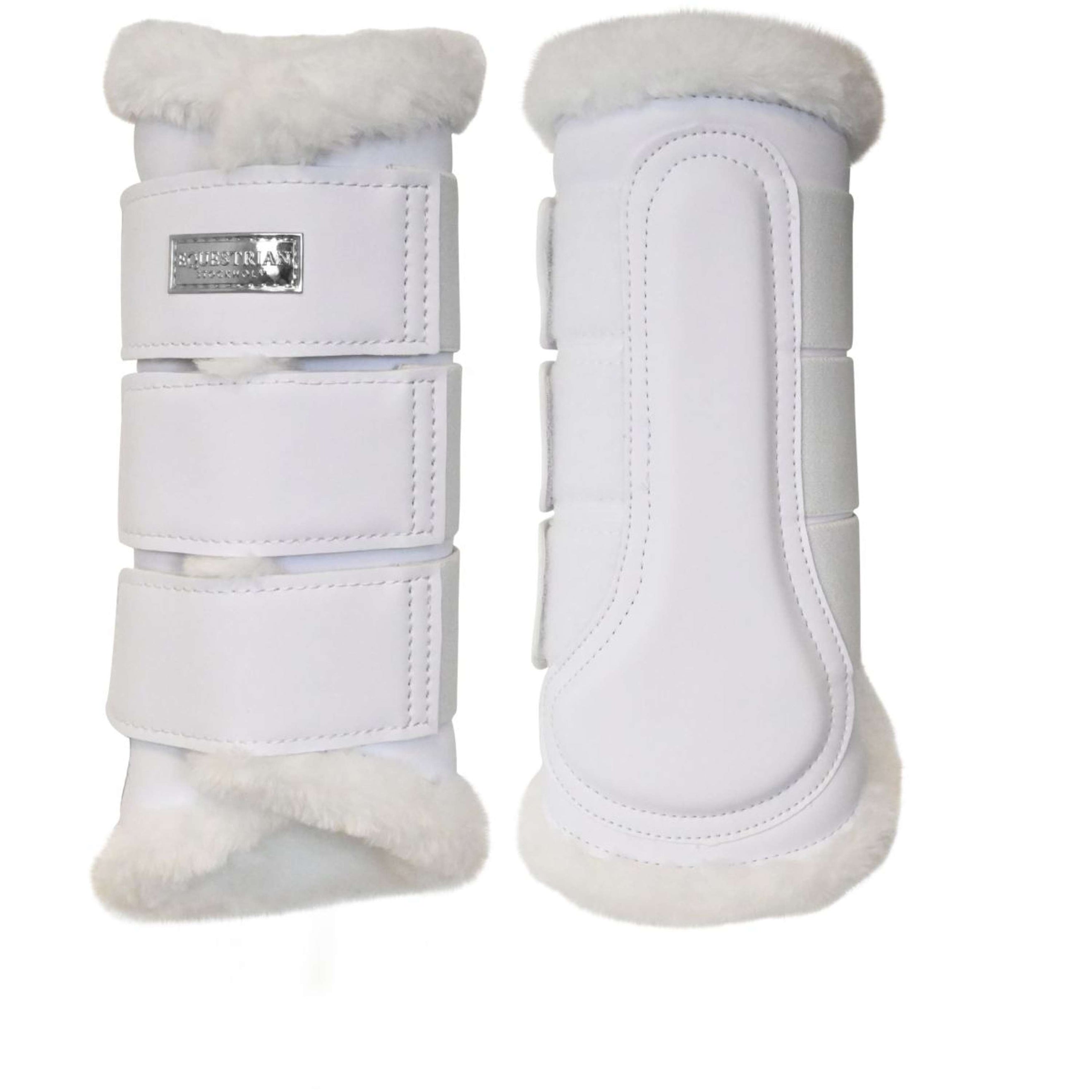 Equestrian Stockholm Gamaschen White Silver