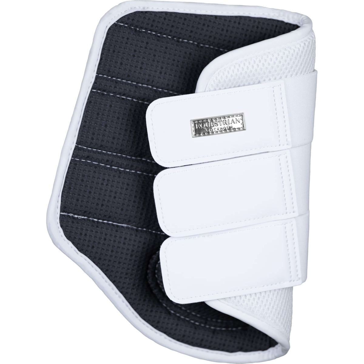 Equestrian Stockholm Gamaschen Classic Mesh White Silver