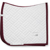 Equestrian Stockholm Schabracke Modern Dressur Weiß/Merlot