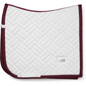 Equestrian Stockholm Schabracke Modern Dressur Weiß/Merlot