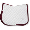 Equestrian Stockholm Schabracke Modern Springen Weiß/Merlot