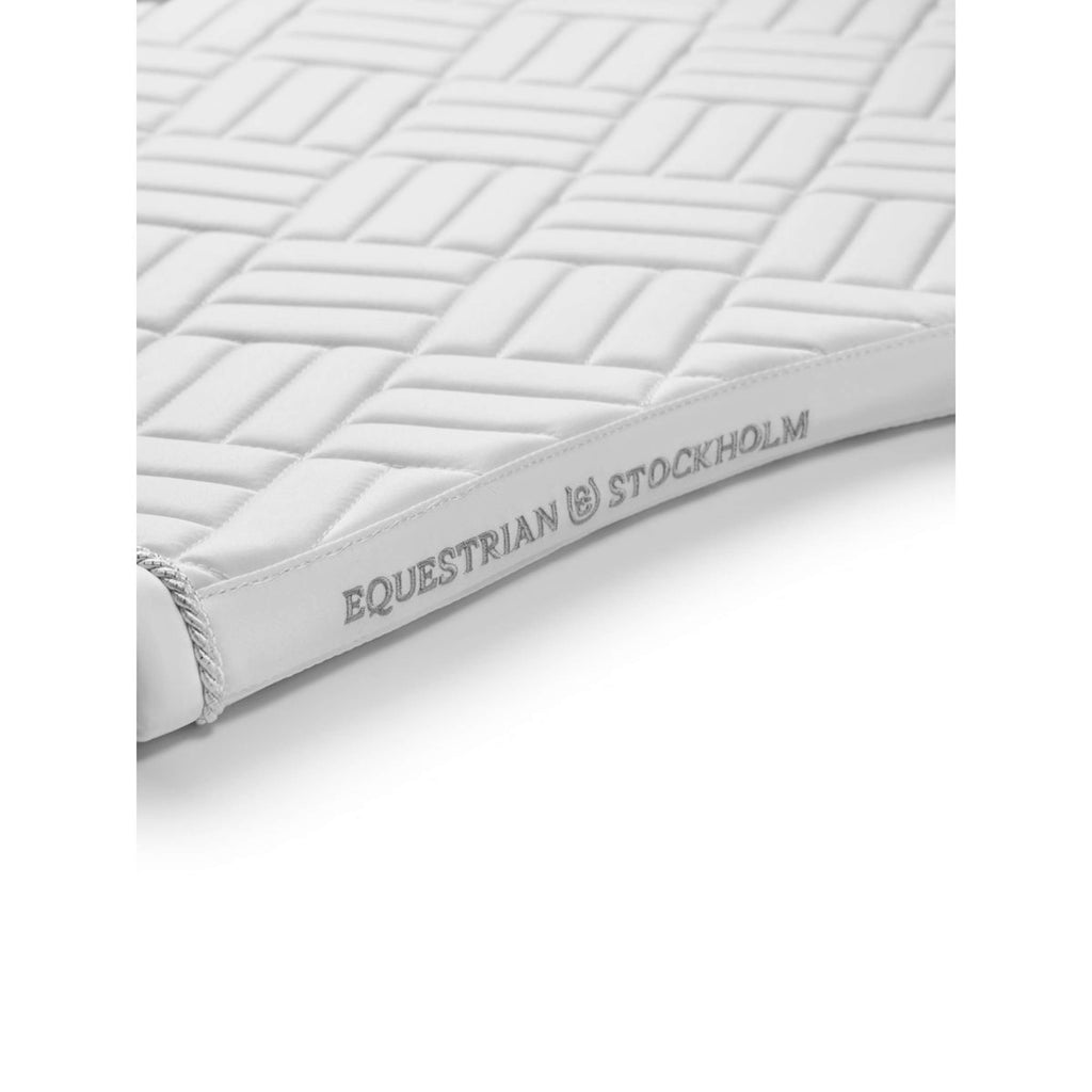 Equestrian Stockholm Schabracke Modern Dressur White Silver