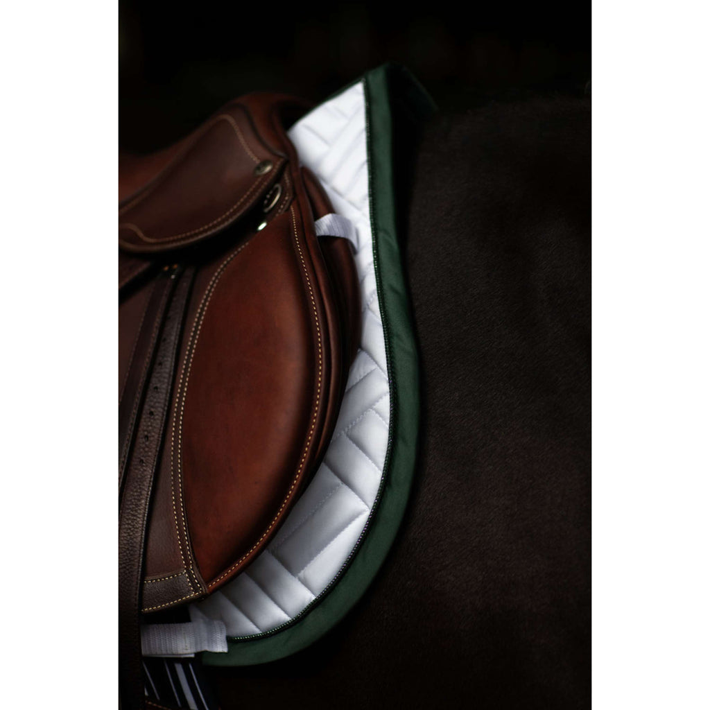 Equestrian Stockholm Schabracke Modern Springen Weiß/Sycamore Green