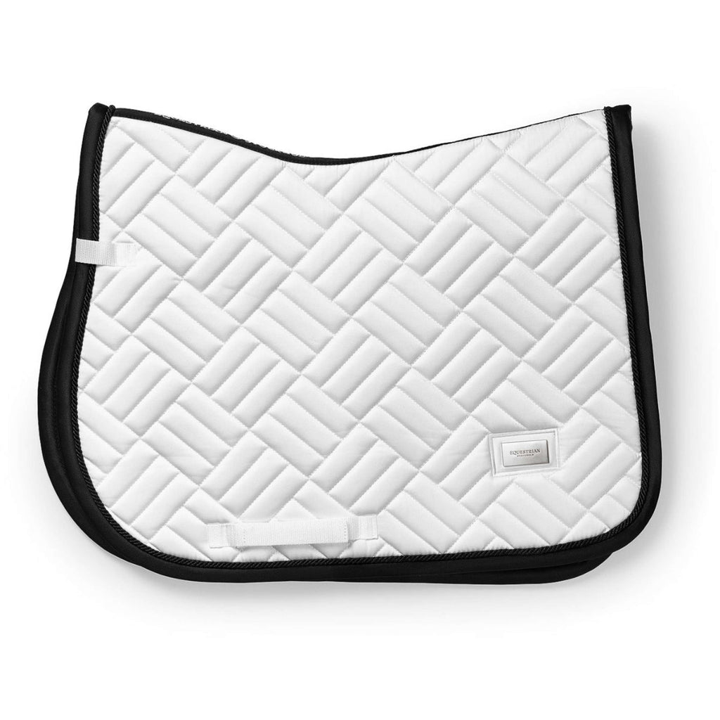 Equestrian Stockholm Schabracke Modern Springen Weiß/Schwarz