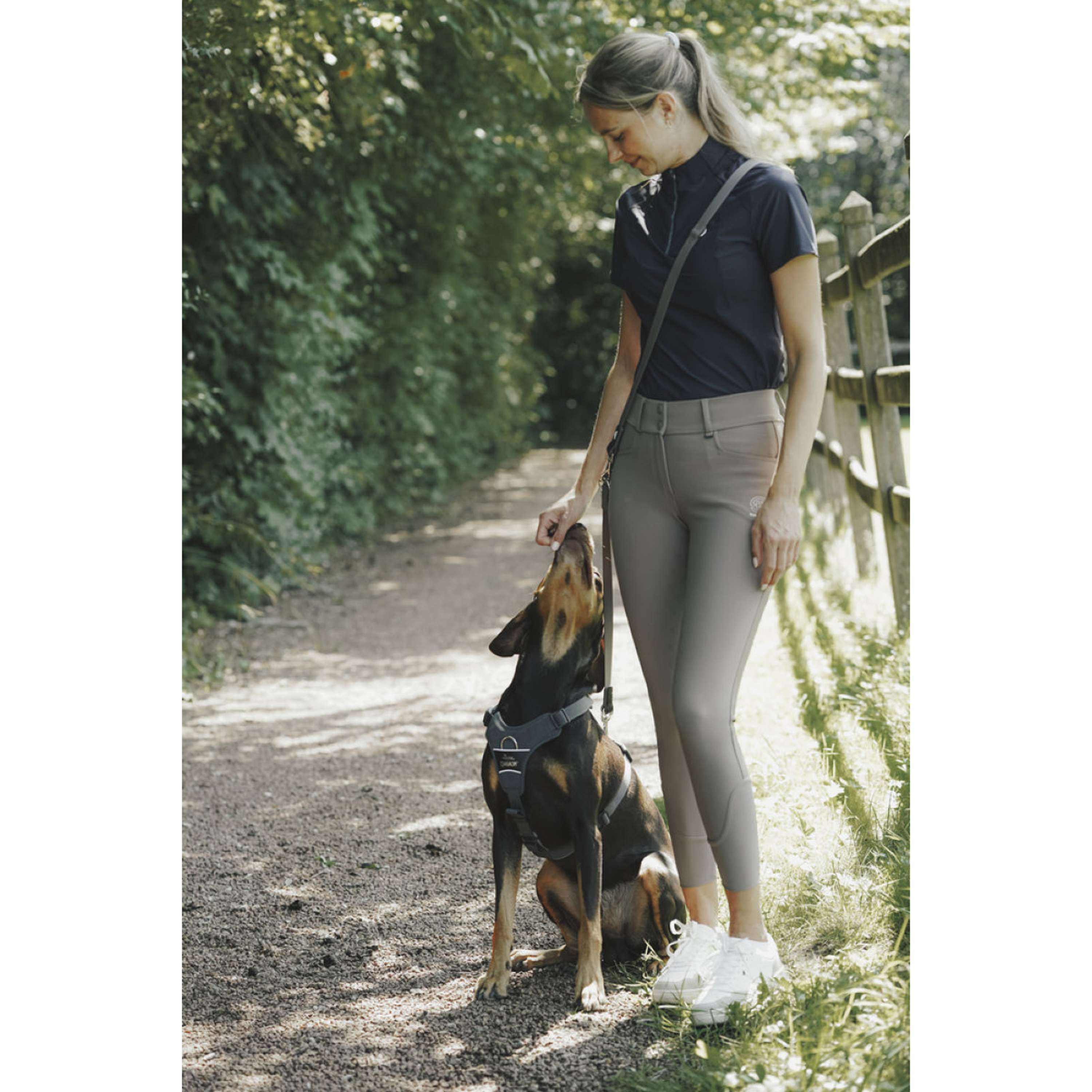 Hunter x Eskadron Hundegeschirr Motion Reflect Anthrazit