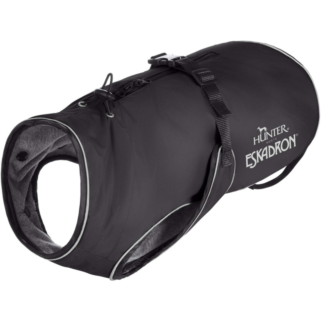 Hunter x Eskadron Hunde Wintermantel Vario Schwarz