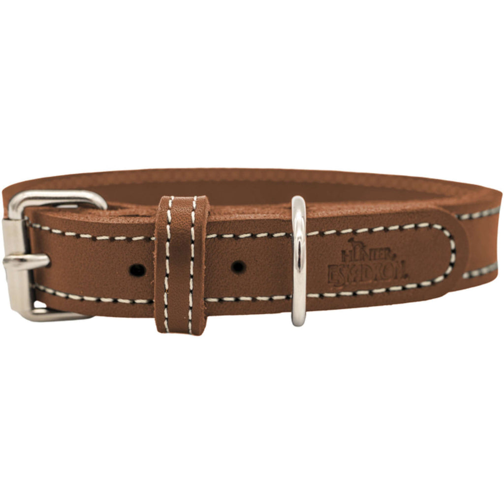 Hunter x Eskadron Hundehalsband Craft Cognac