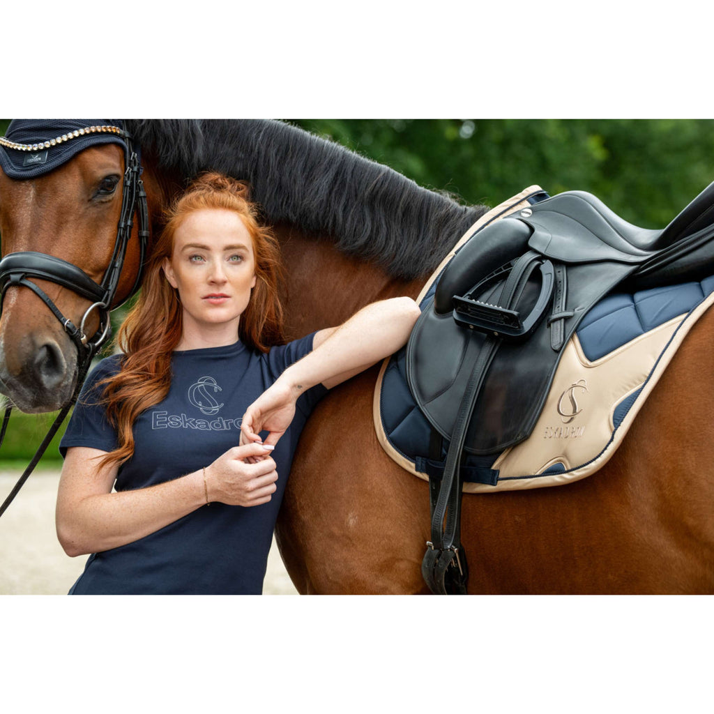 Eskadron Schabracke Classic Sports Bigross Mattgloss Dressur Navy