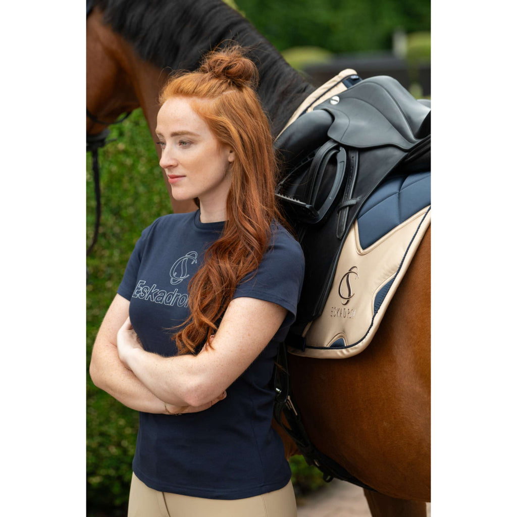 Eskadron Schabracke Classic Sports Bigross Mattgloss Dressur Navy