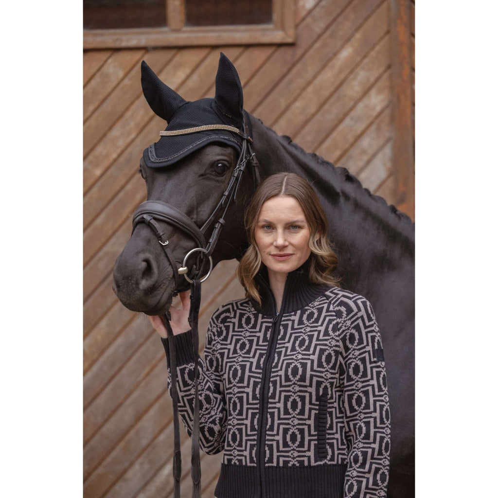 Eskadron Jacke Heritage Knit-Zip Schwarz