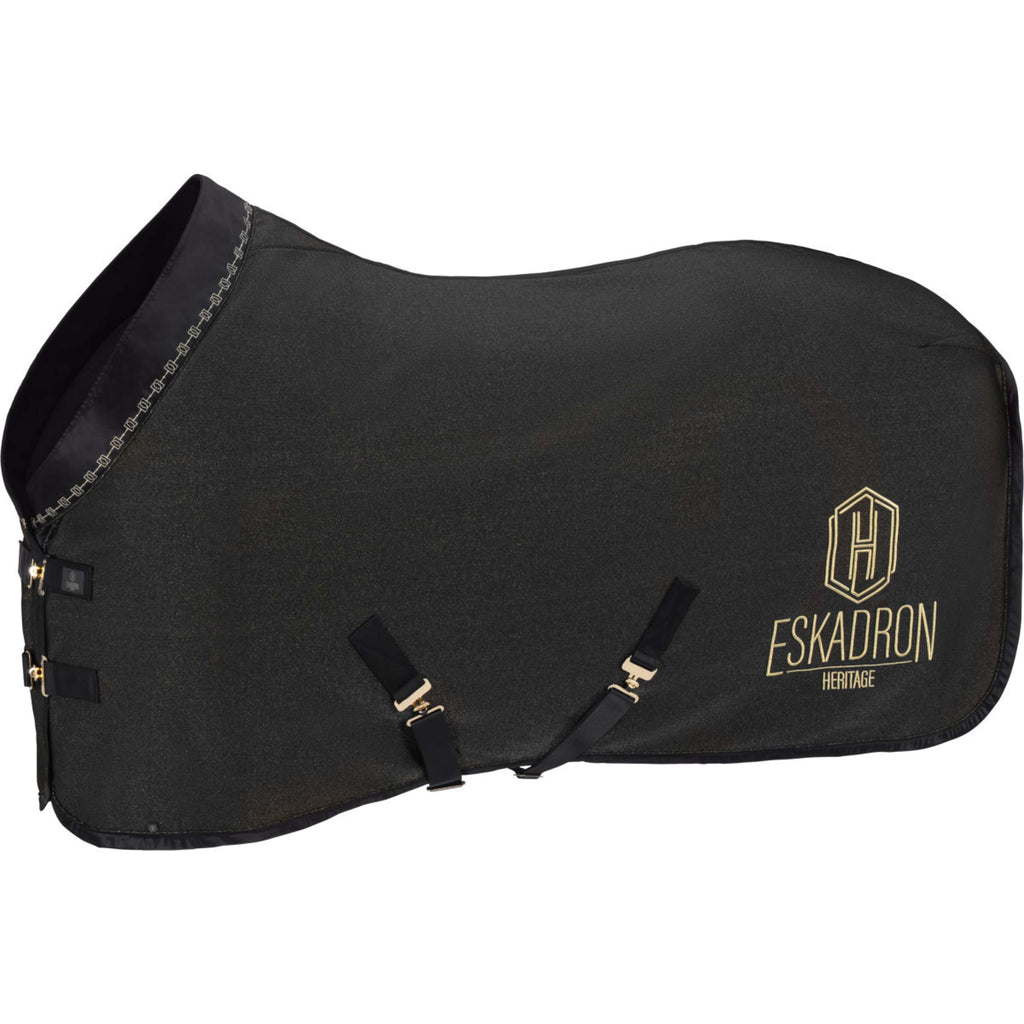 Eskadron Abschwitzdecke Heritage Jersey Sparkle Schwarz