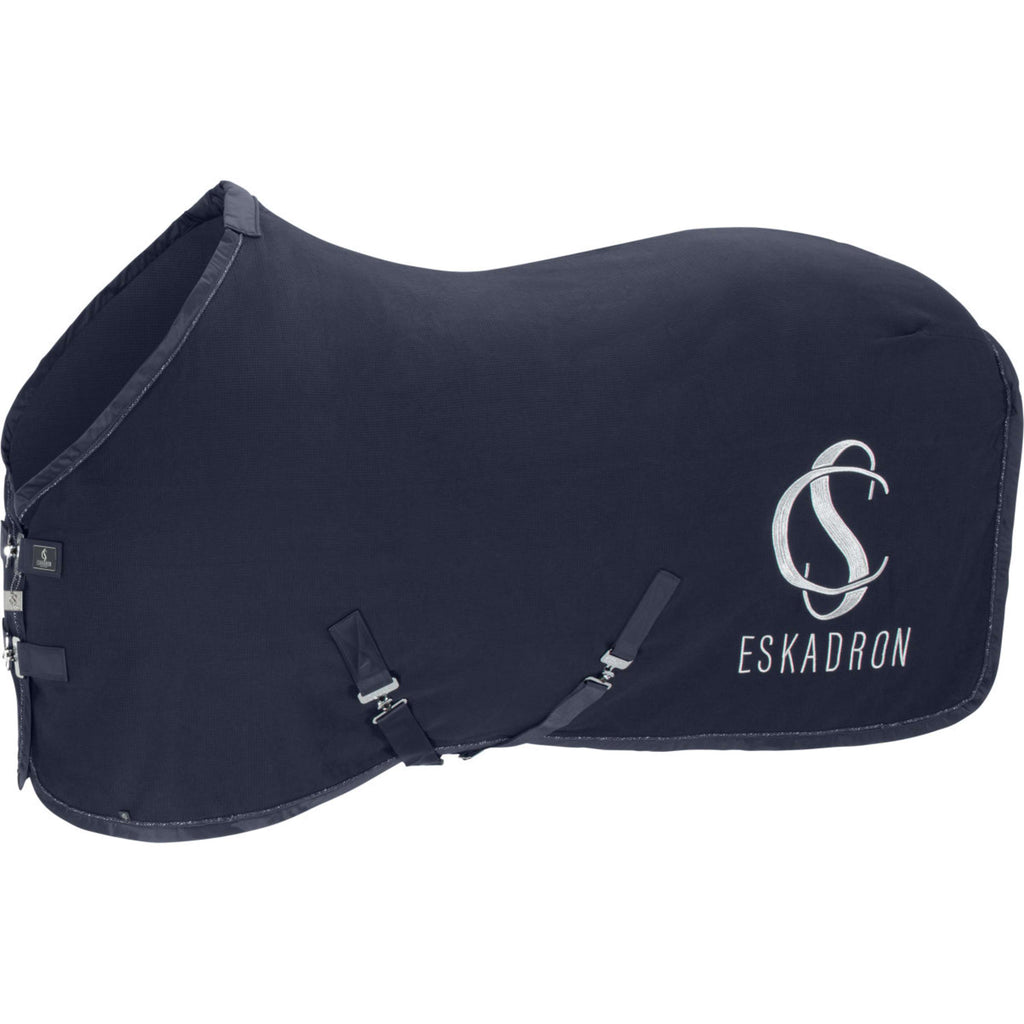 Eskadron Fleecedecke Classic Sports Waffelbaumwolle Navy