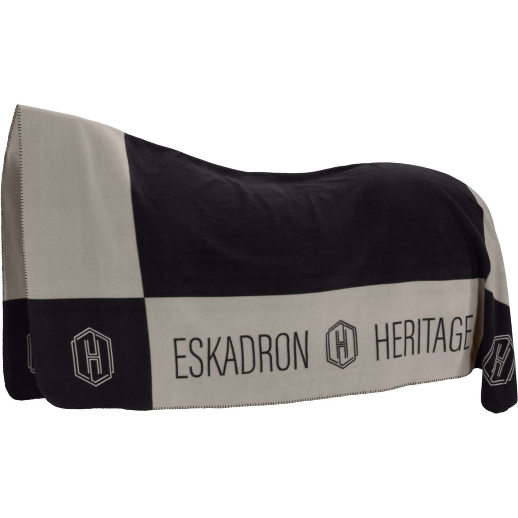 Eskadron Fleecedecke Heritage Schwarz