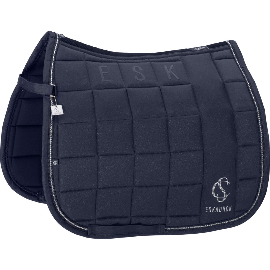 Eskadron Schabracke Classic Sports Big Square Sparkle Dressur Navy