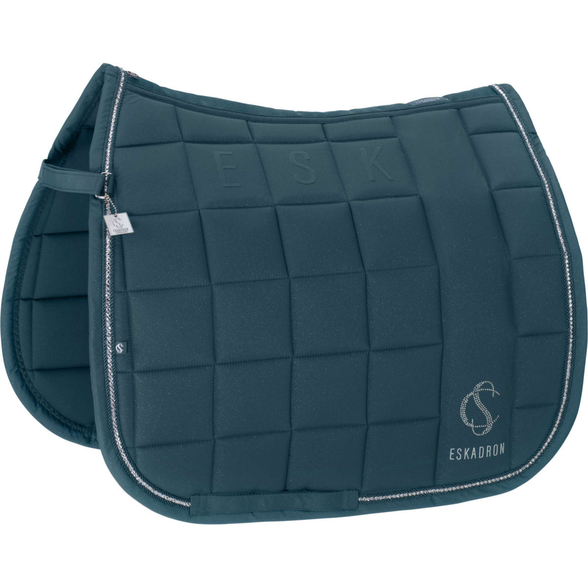 Eskadron Schabracke Classic Sports Big Square Sparkle Dressur Ocean