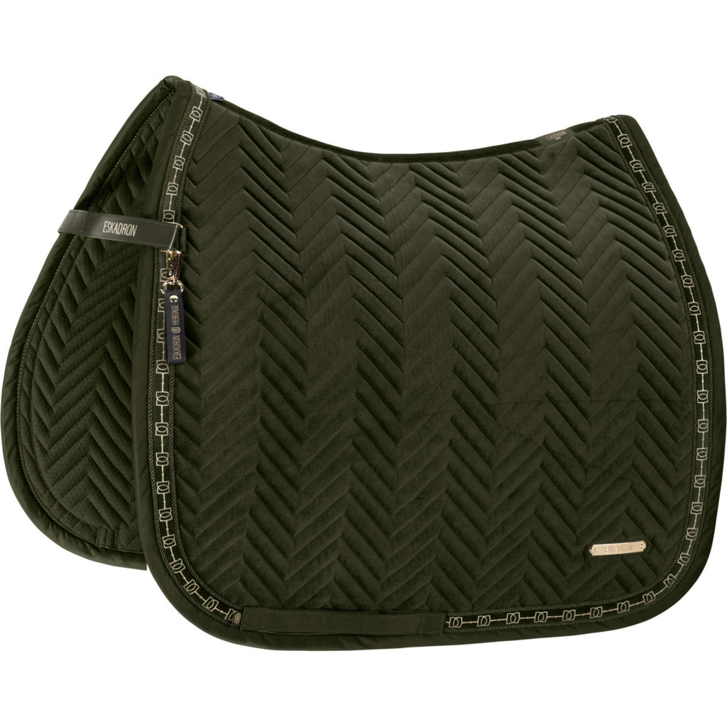 Eskadron Schabracke Heritage Velvet Dressur Deep Moss