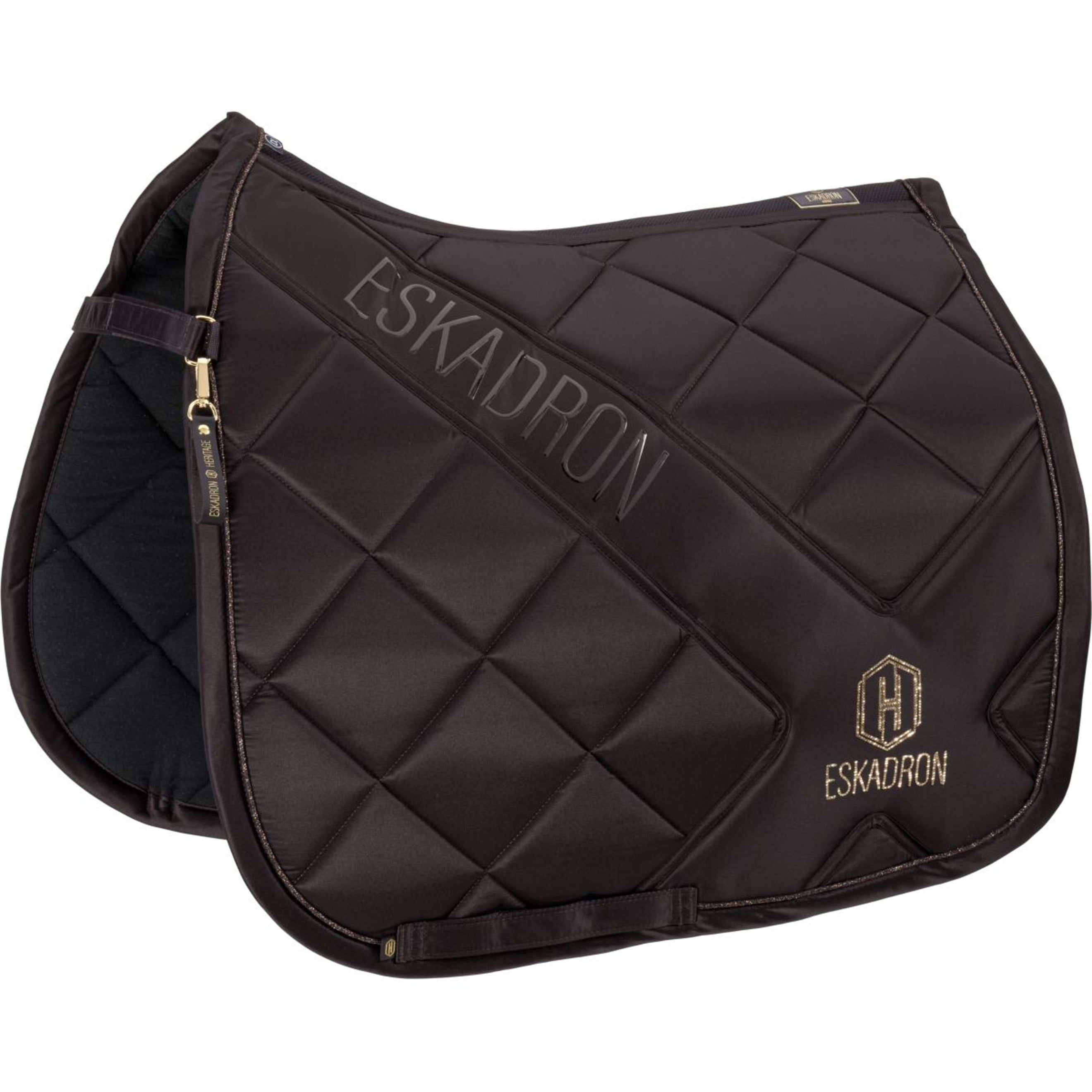 Eskadron Schabracke Heritage Bicross Mattgloss Dressur Black Truffle