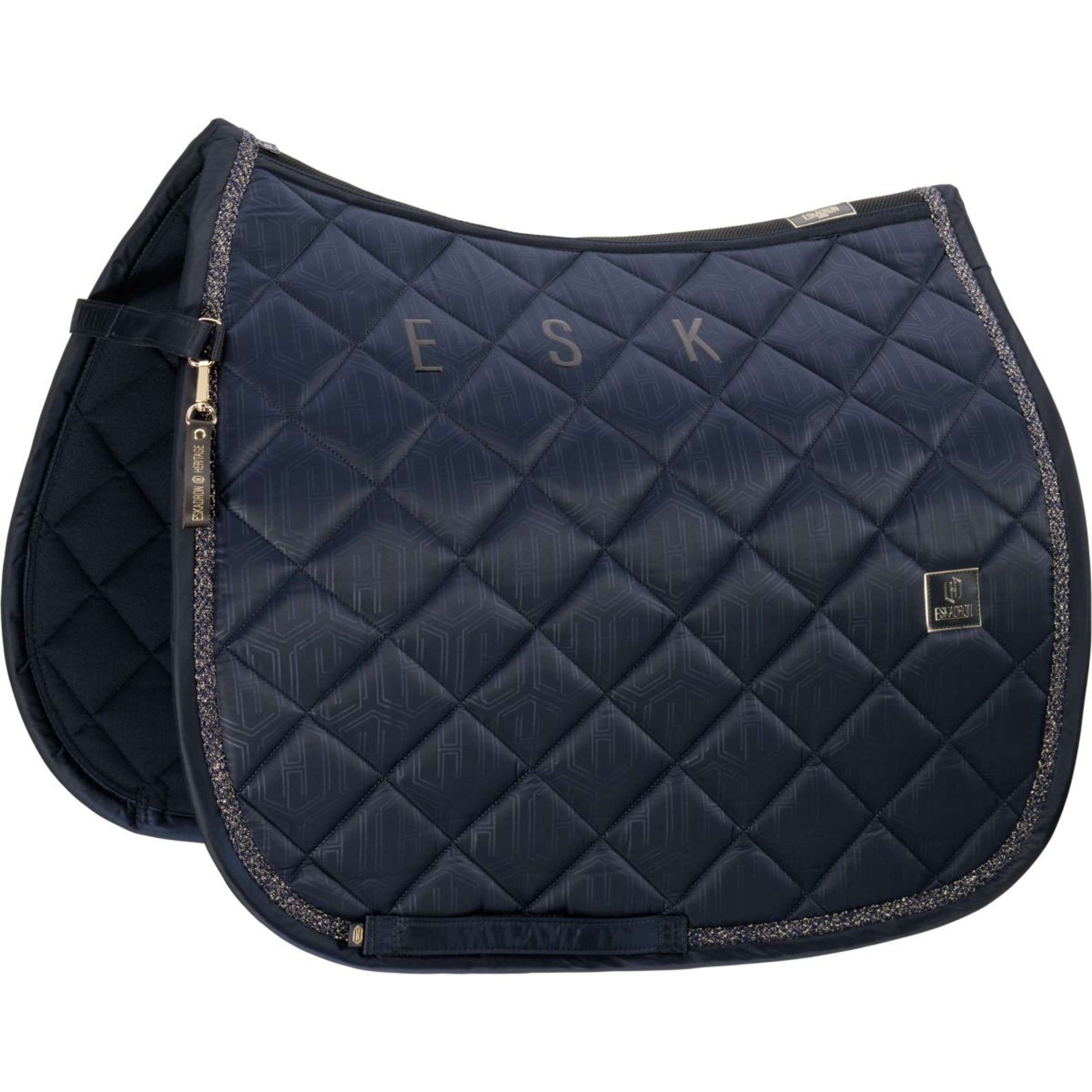 Eskadron Schabracke Heritage Glossy Dressur Navy Eskadron Schabracke Heritage Glossy Dressur Navy