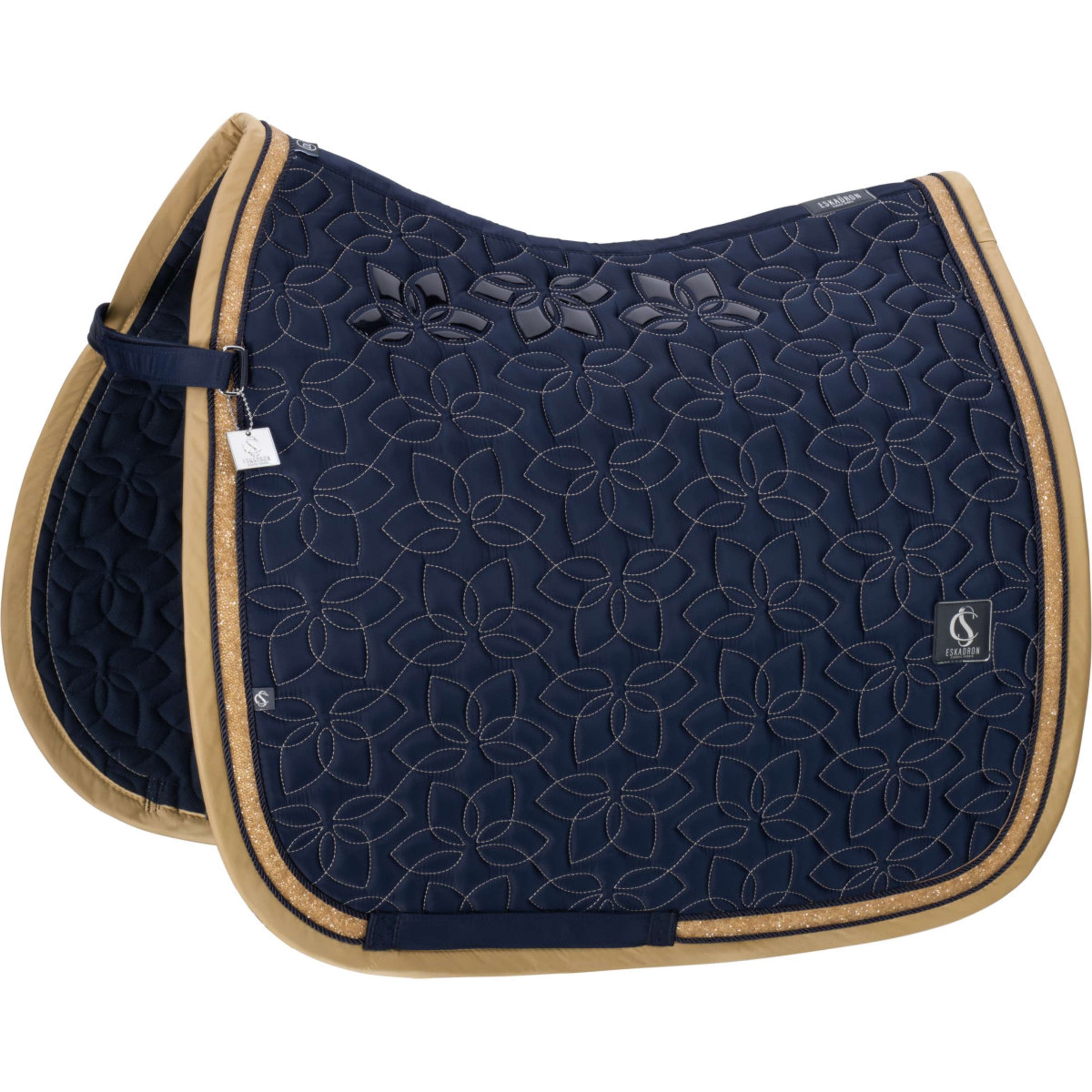 Eskadron Schabracke Classic Sports Glossy Jewel Contrast Dressur Navy Eskadron Schabracke Classic Sports Glossy Jewel Contrast Dressur Navy