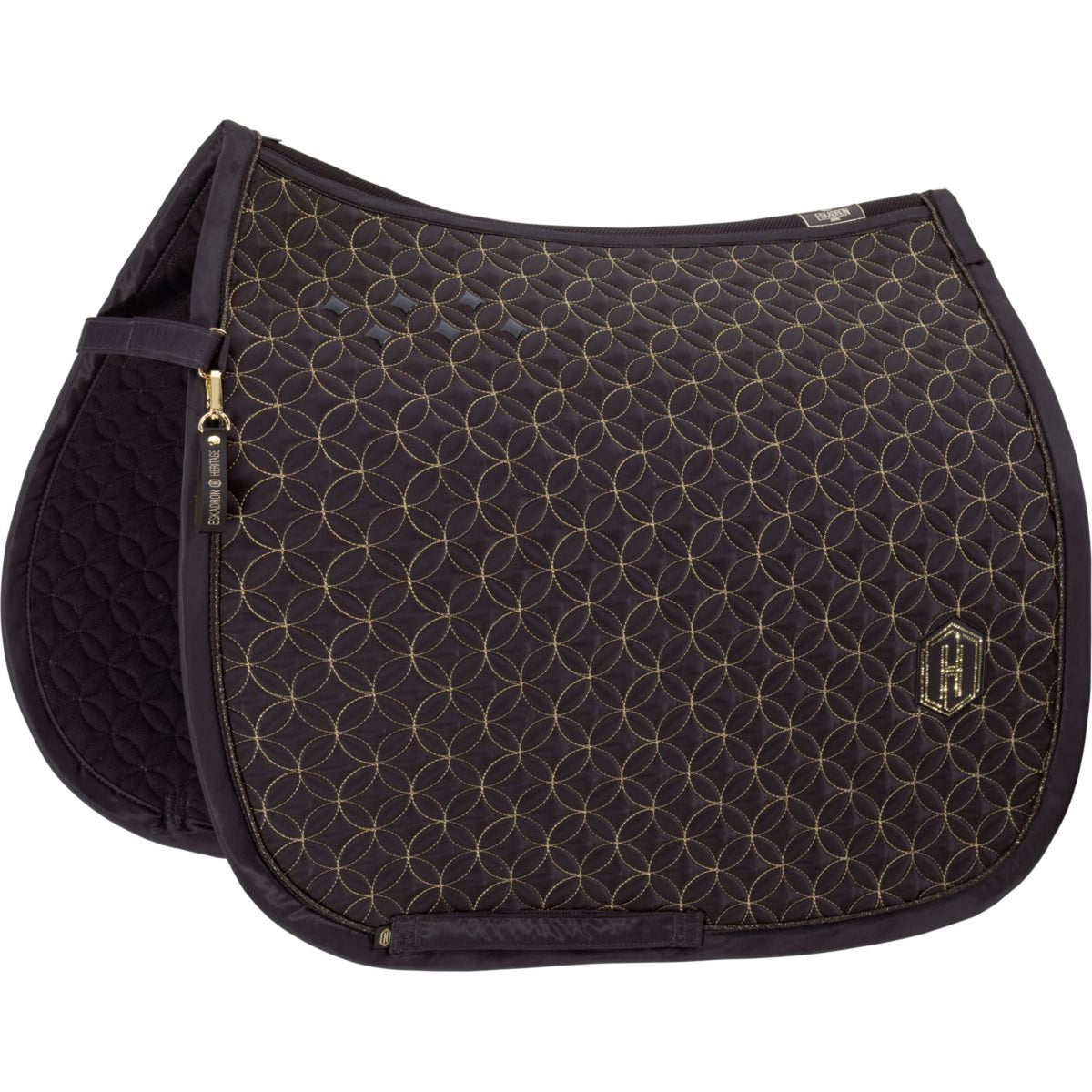 Eskadron Schabracke Heritage Highgloss Contrast Dressur Black Truffle