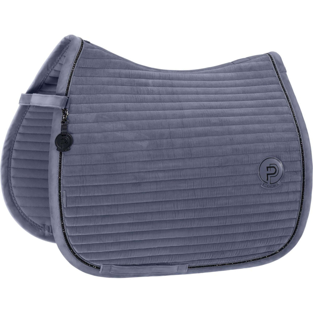 Eskadron Schabracke Platinum '26 Velvet Crystal Dressur Slate Blue