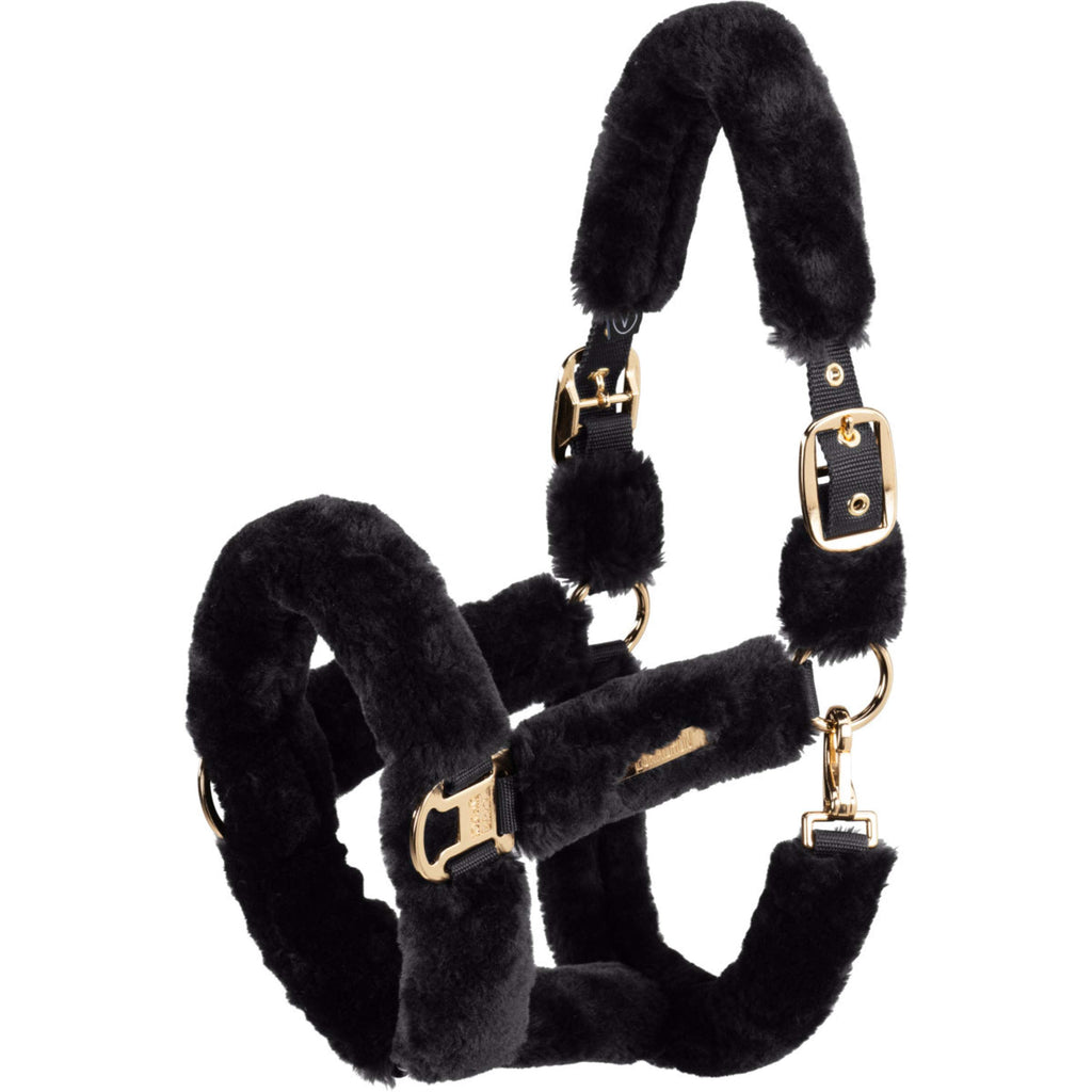 Eskadron Halfter Heritage Faux Fur Complete Dp Schwarz
