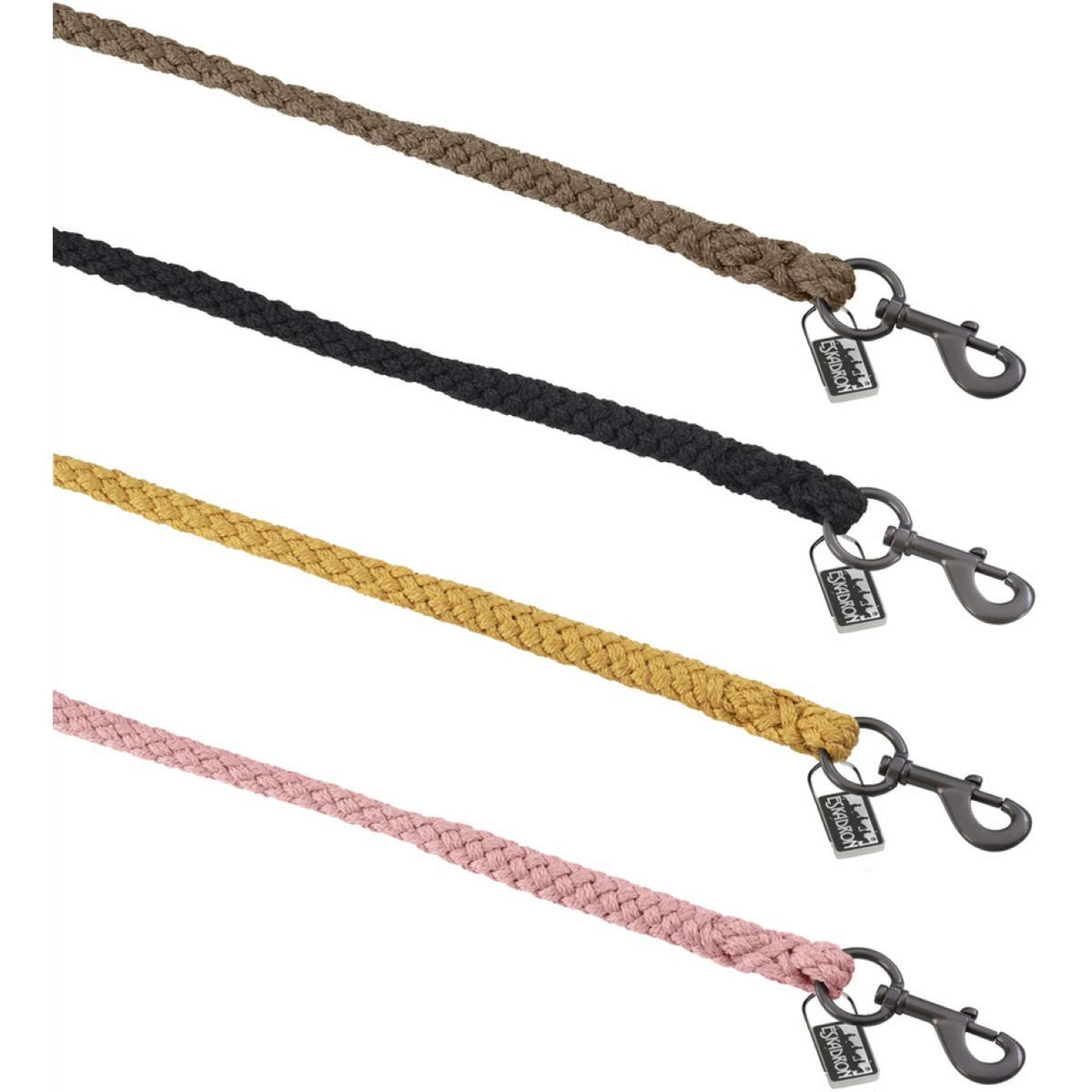 Eskadron Führstrick Platinum '25 mit Karabinerhaken Schwarz