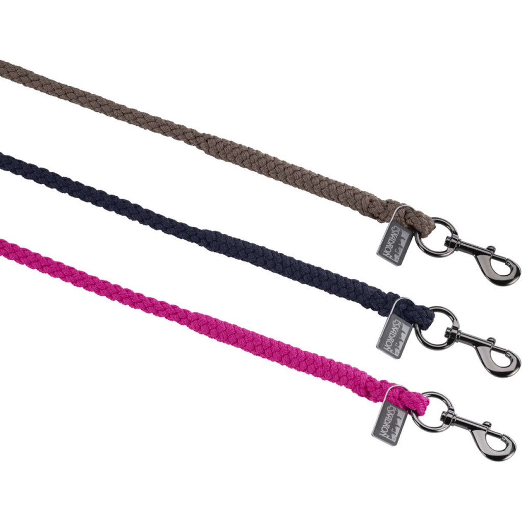 Eskadron Führstrick Dynamics mit Karabinerhaken Powdertaupe