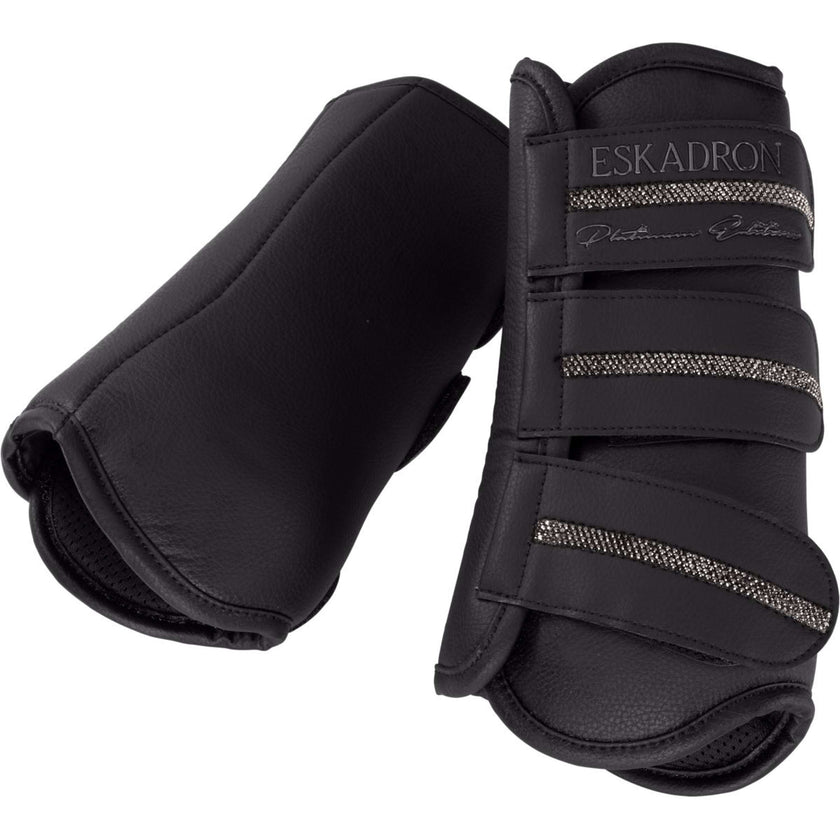 Eskadron Gamaschen Platinum '26 Allround Faux Leather Front Schwarz Eskadron Gamaschen Platinum '26 Allround Faux Leather Front Schwarz