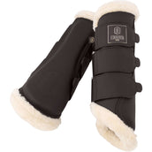 Eskadron Dressage Boots Heritage Faux Leather Faux Fur Black Truffle