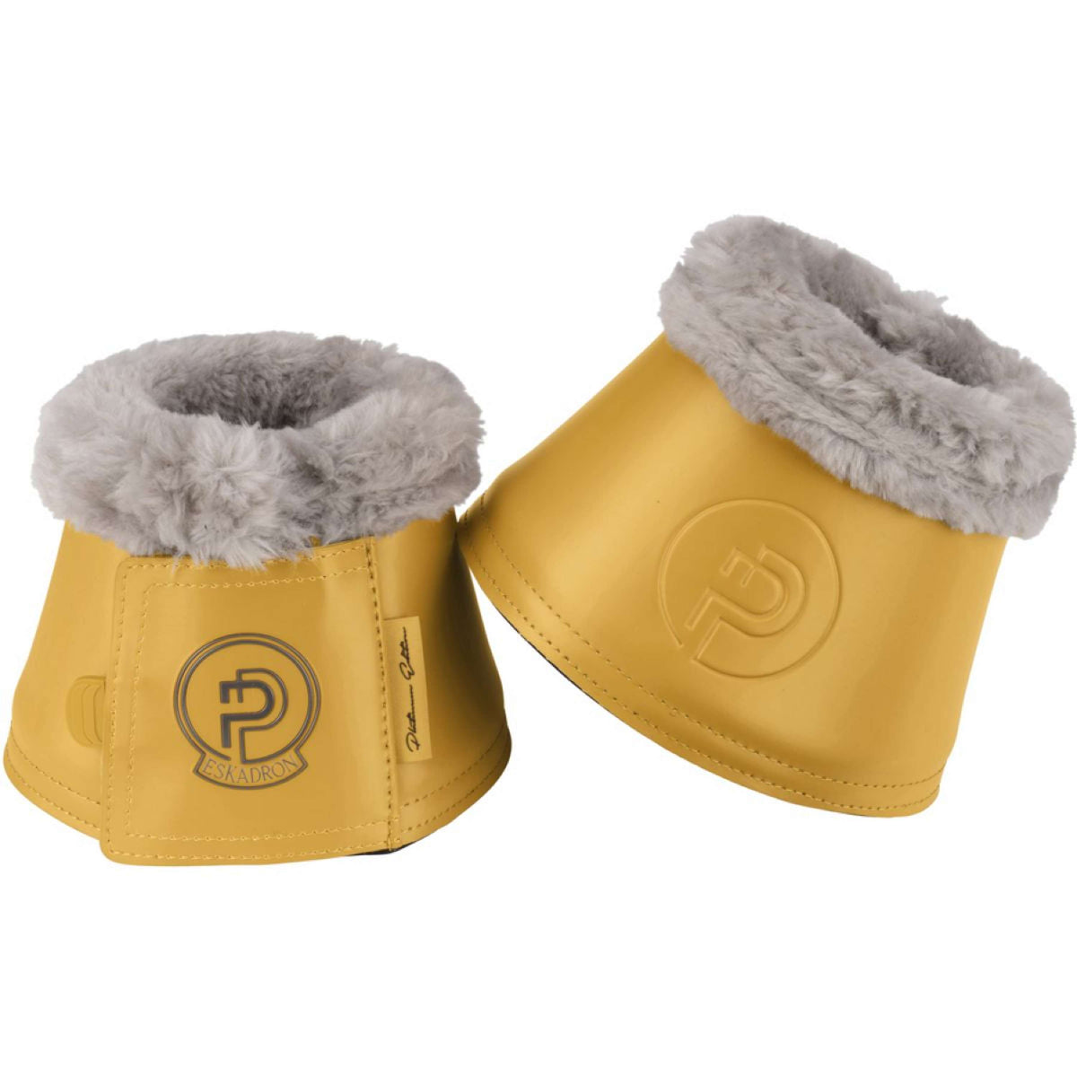Eskadron Hufglocken Softslate Faux Fur Platinum '25 Golden Yellow
