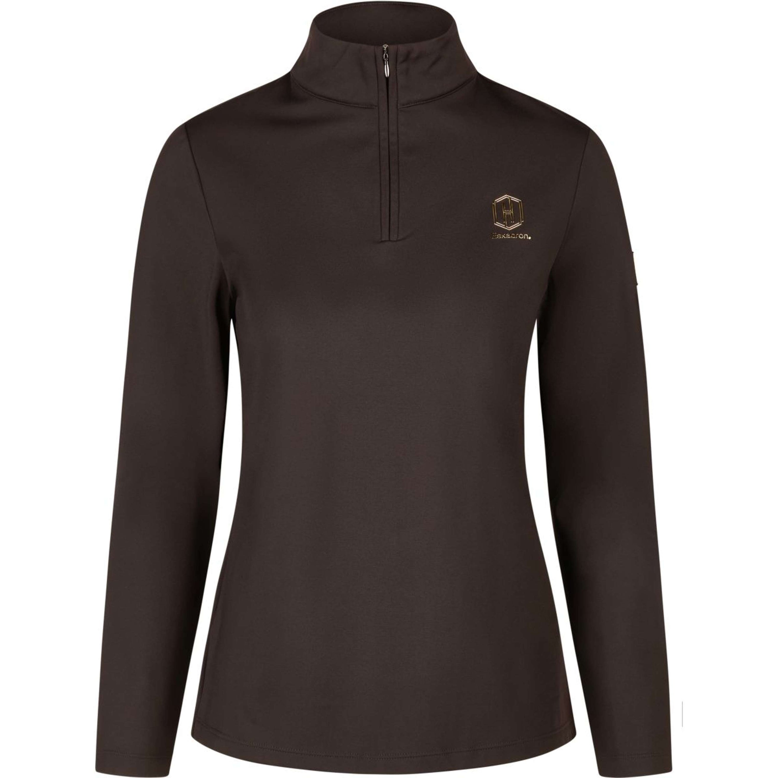 Eskadron Shirt Heritage Half-Zip Black Truffle