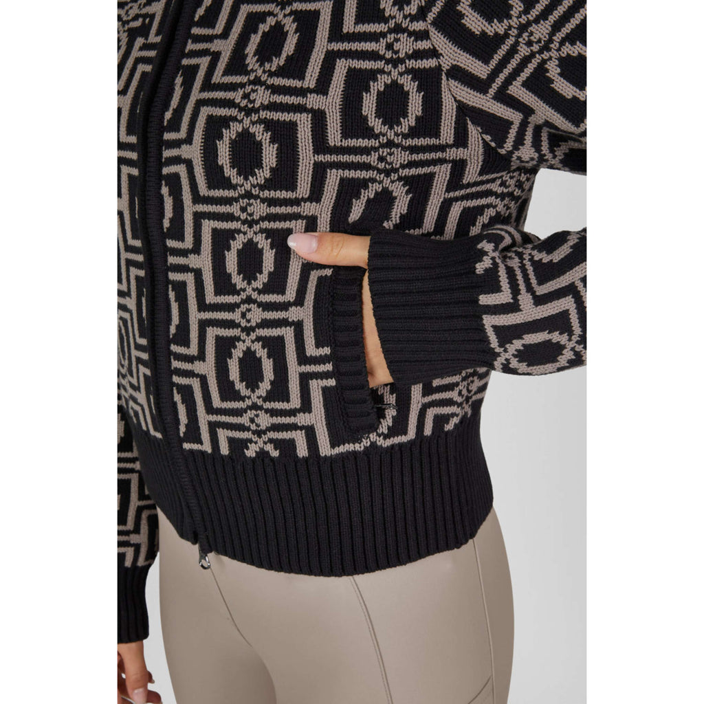 Eskadron Jacke Heritage Knit-Zip Schwarz