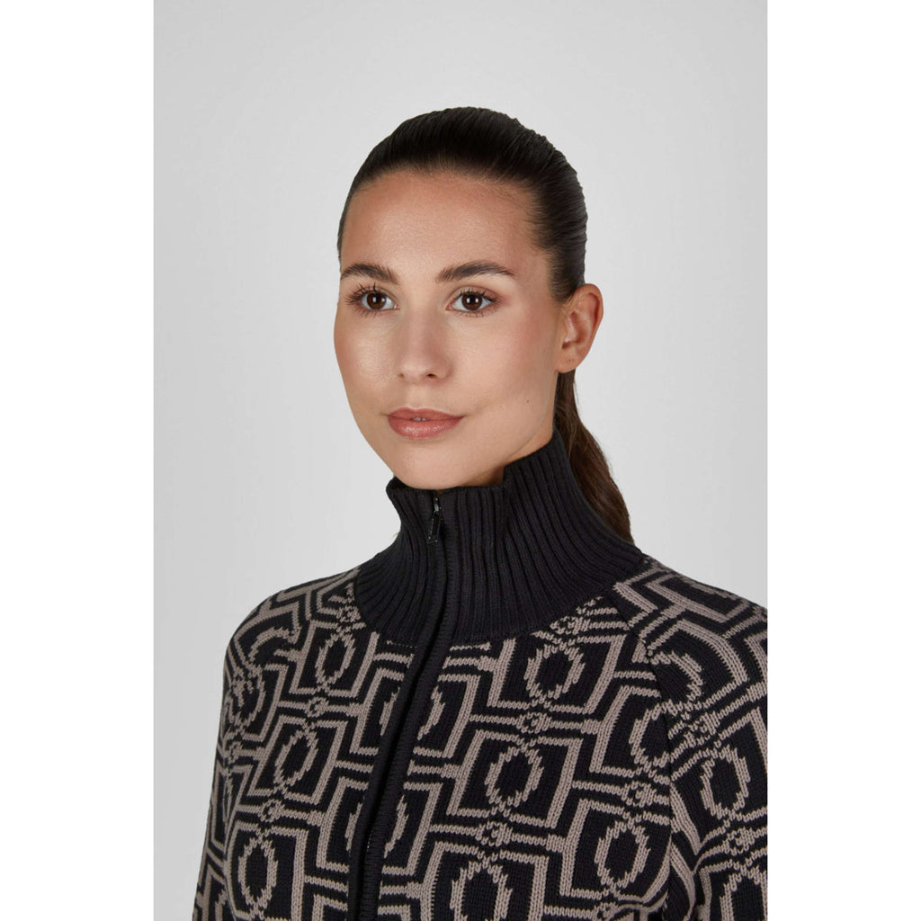 Eskadron Jacke Heritage Knit-Zip Schwarz