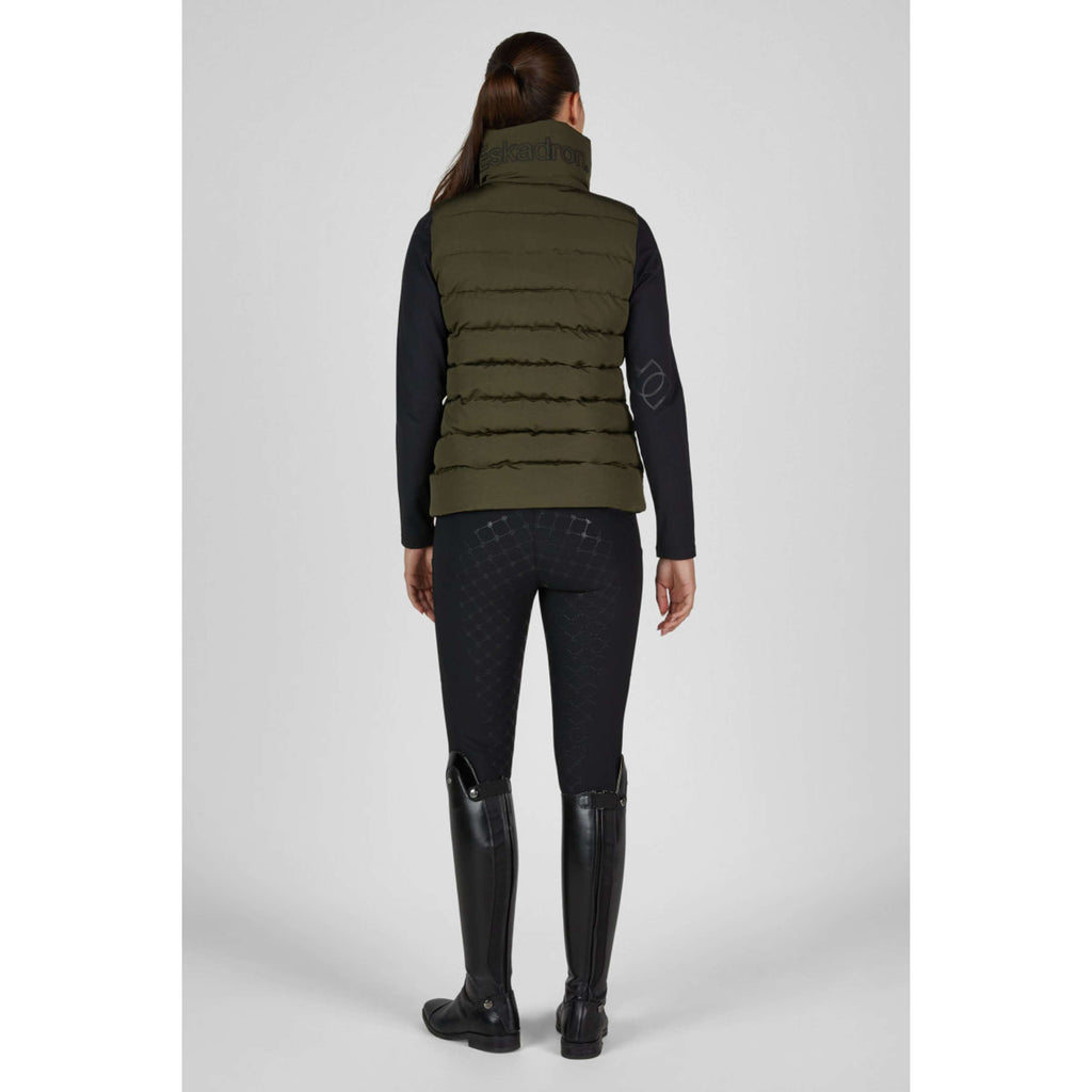 Eskadron Weste Heritage Quilt Waistcoat Deep Moss