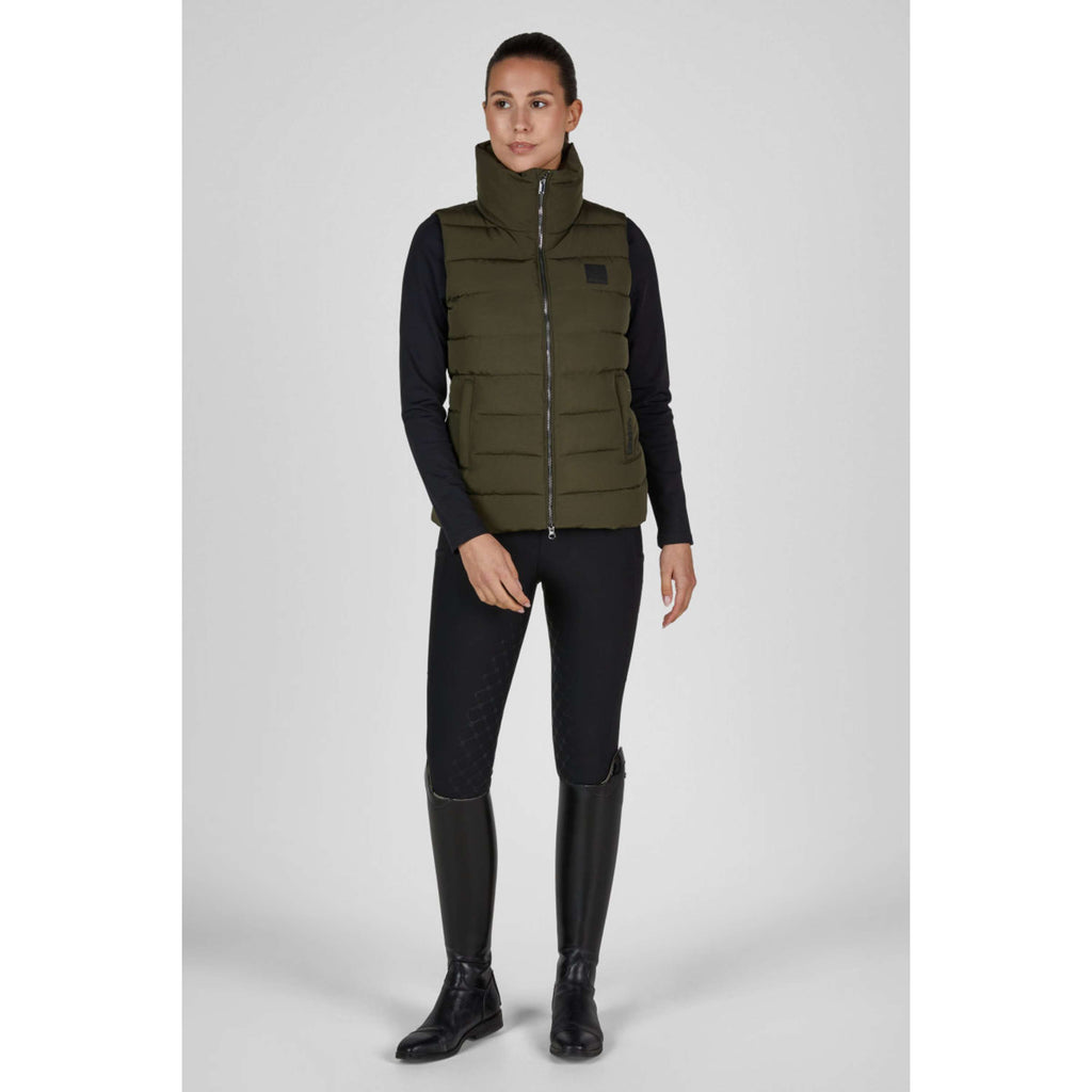 Eskadron Weste Heritage Quilt Waistcoat Deep Moss