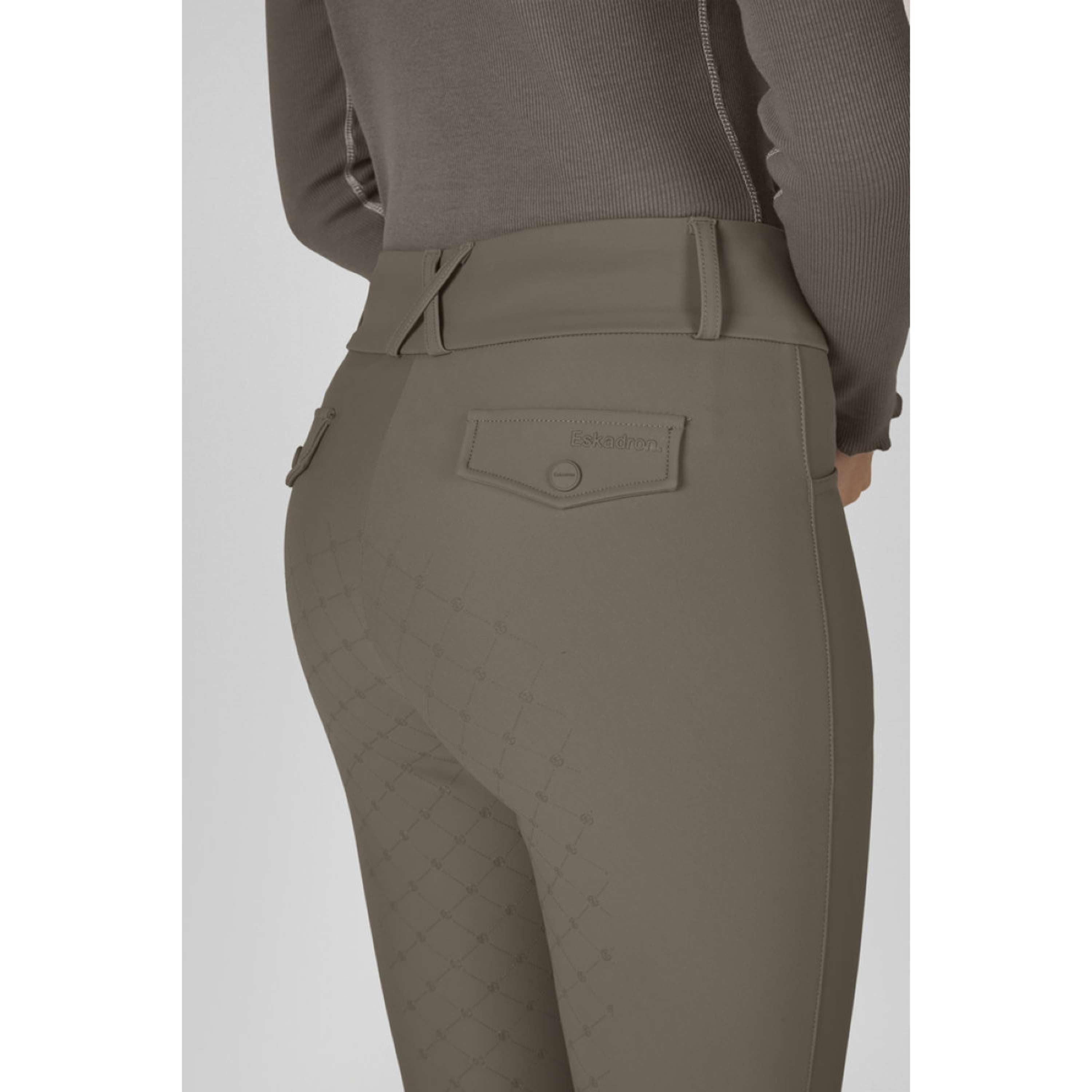 Eskadron Reithose Dynamics Full Grip Powdertaupe
