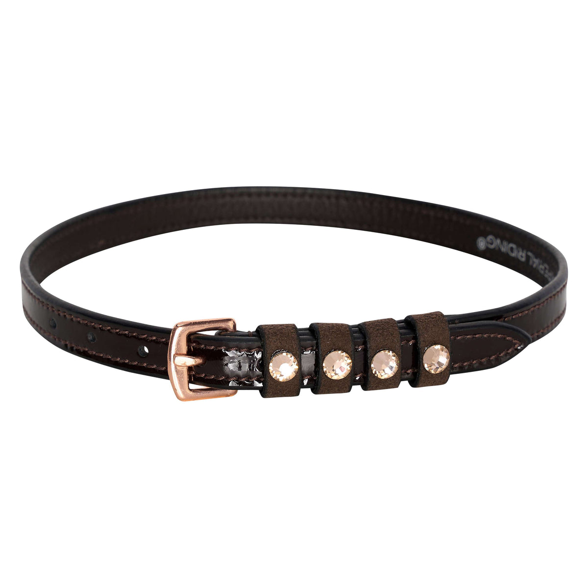 Imperial Riding Sporenriemen IRHPardouz Braun/ Rosa Metall