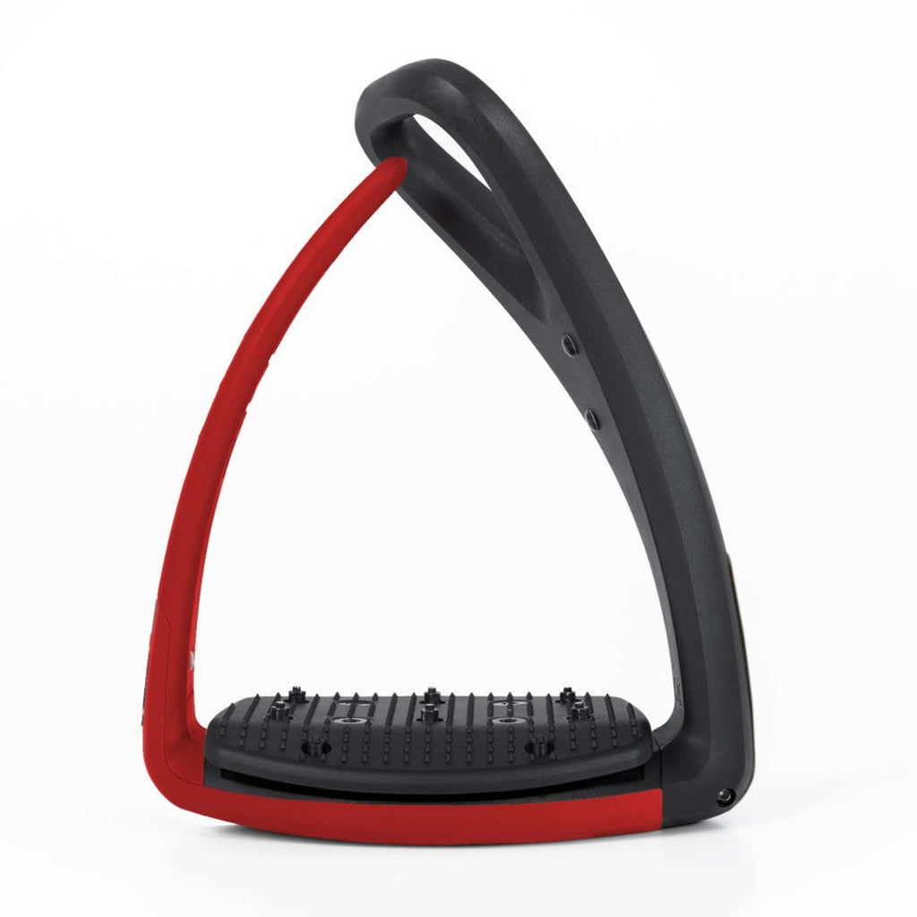 Freejump Steigbügel Soft Up Pro 2 Schwarz/Hot Pepper Red