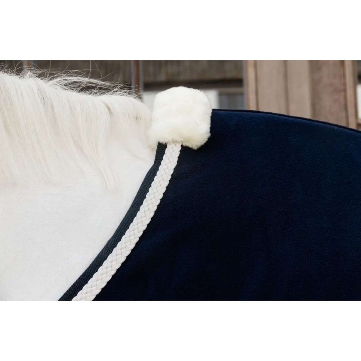 Kentucky Fleecedecke Plaited Navy