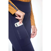 Harcour Reitleggings Lili Polarfleece Damen Navy