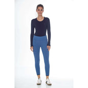 Harcour Reitleggings Lili Polarfleece Damen Steel Blue