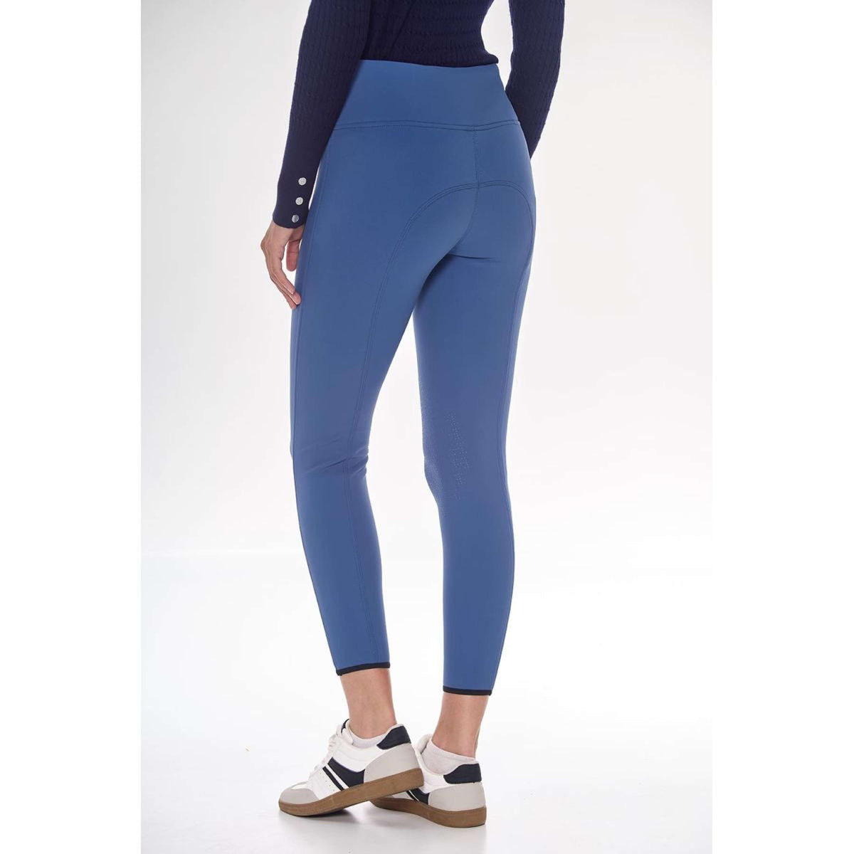 Harcour Reitleggings Lili Polarfleece Damen Steel Blue