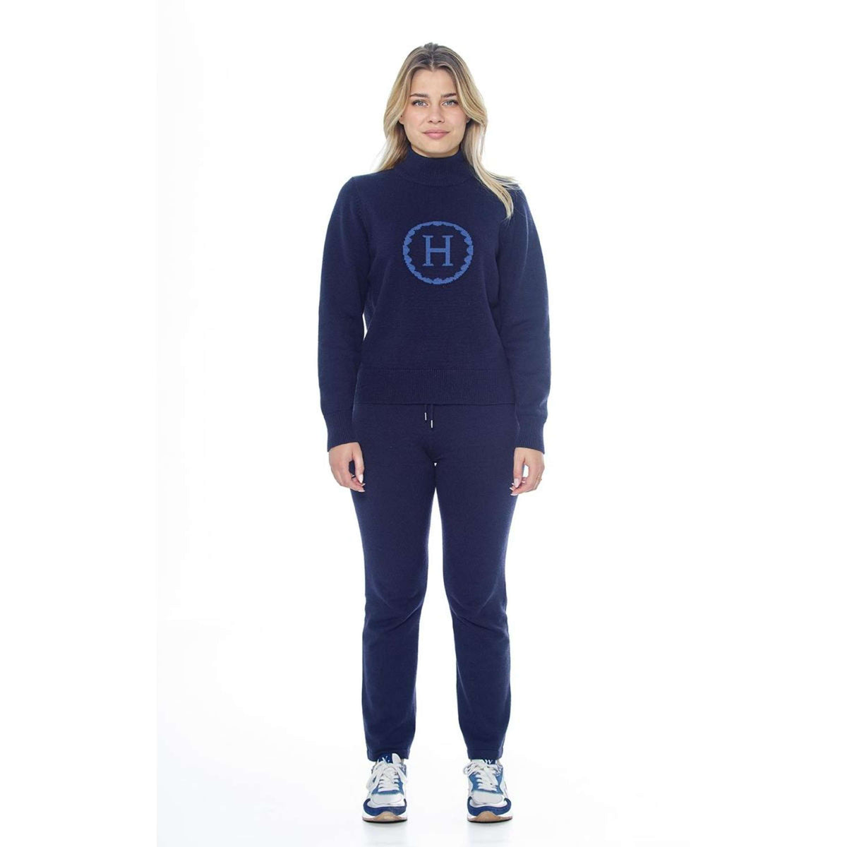 Harcour Pullover Plaza Damen Navy